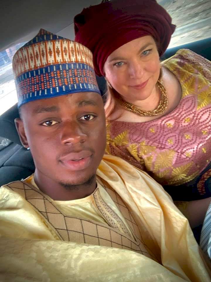 'I cherish every moment I get to spend with you' - 24-year-old Kano man writes as he celebrates his American wife on her 48th birthday