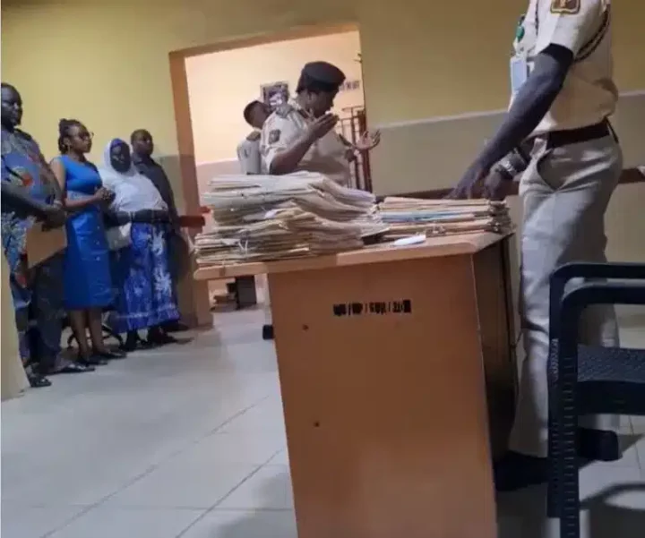 Man confused after Nigerian immigration officials forced them to engage in long prayer session