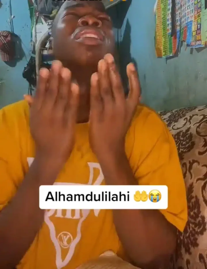 Young boy in tears as he shows condition of his family of seven who lives  in one room (Video) - Torizone