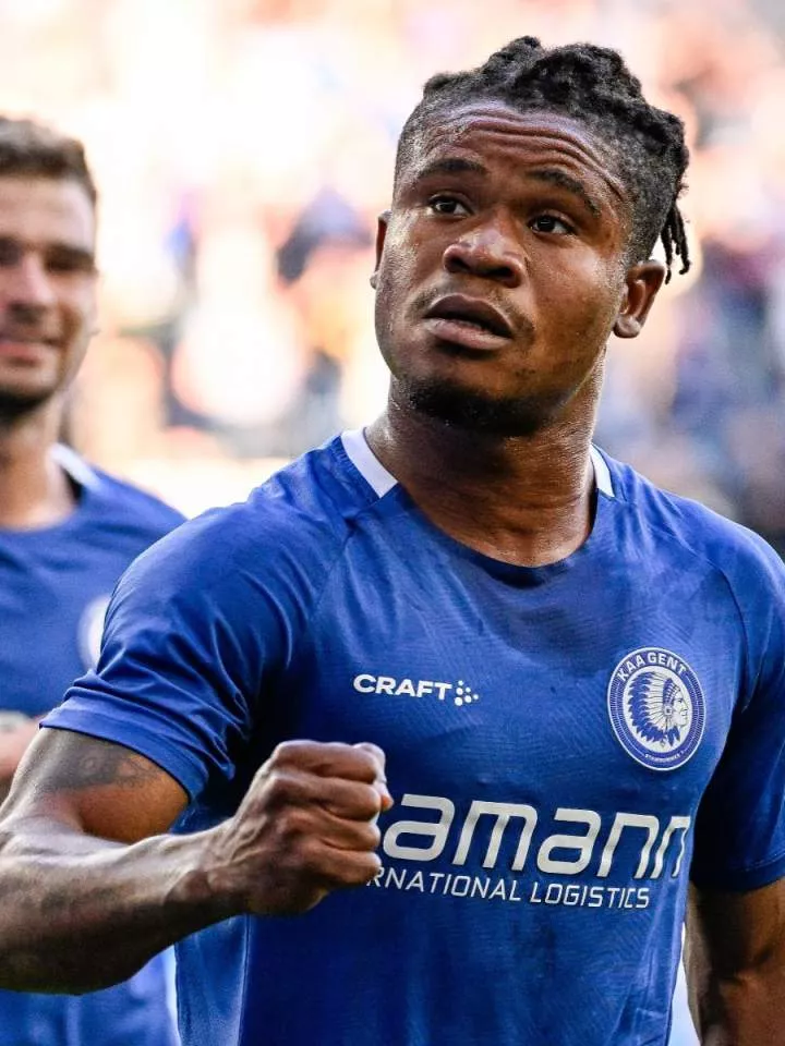 Gift Orban returns with a bang: Super Eagles-ignored star nets hattrick for Gent in 5-goal UECL tie