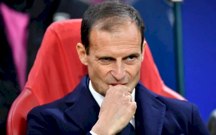 Champions League: We are angry - Allegri reacts as Juventus crash out of competition