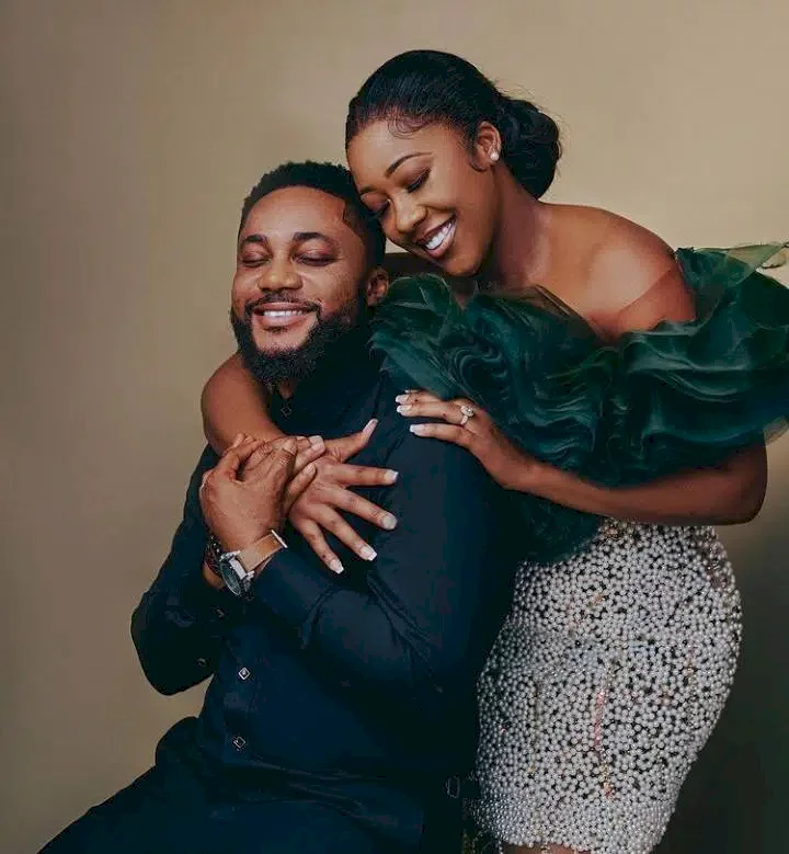 'Heavenly matchup' - Fans gush as Tim Godfrey marries wife traditionally