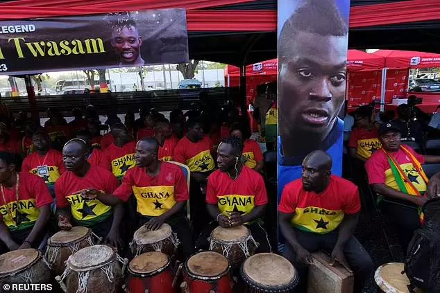 Hundreds of mourners including Ghana's president pay their last respects to Christian Atsu who was killed in Turkish earthquake disaster (photos)
