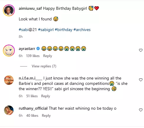 'Her waist whining no be today' - Reactions as childhood video of Ayra Starr resurfaces on her birthday, she reacts