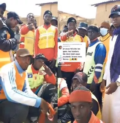 Nigerians react to trending video of Cameroonian commercial motorcyclists purportedly protesting the removal of petrol subsidy in Nigeria