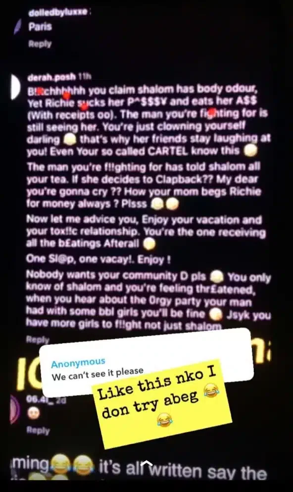 'Audacity must be on sale' - Caramel Plugg fights dirty with boyfriend's alleged sidechick