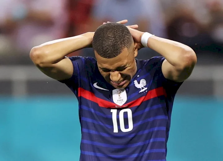 Kylian Mbappe issues apology after missed penalty put France out of Euro 2020