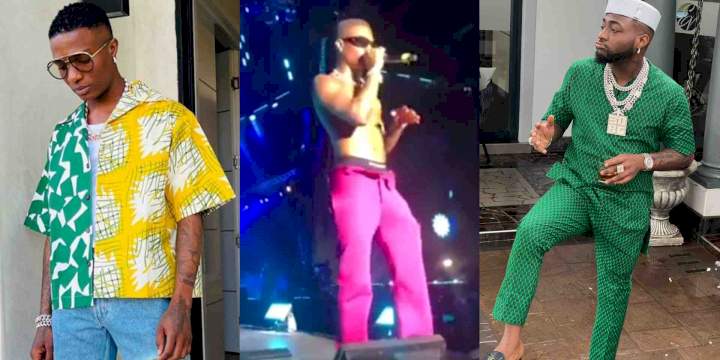 "So fake, trying to use Davido's name to promote his upcoming album" - Wizkid under fire for professing love for Davido (Video)