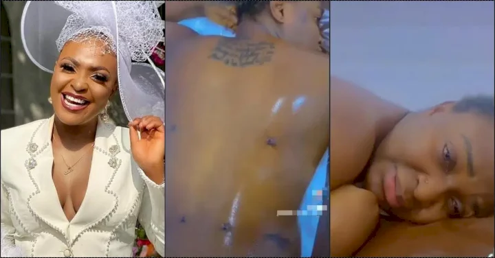 "Price just went up" - Blessing Okoro cries in pain as she shows off progress of plastic surgery (Video)