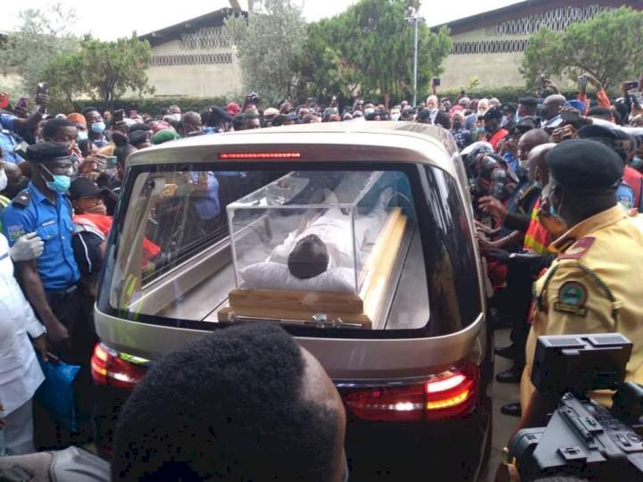 Photos and videos of prophet TB Joshua lying-in-state ceremony