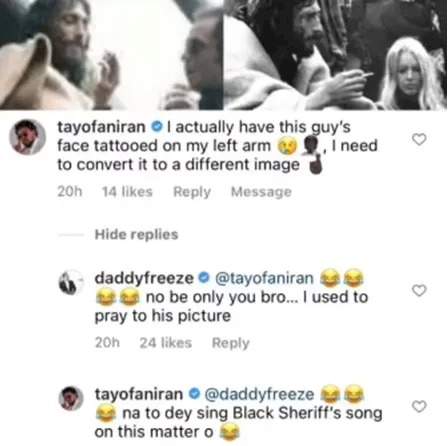 'I need to cover it with a different image' - Reality star, Tayo Faniran express regret over tattoo of 'Jesus' on his body