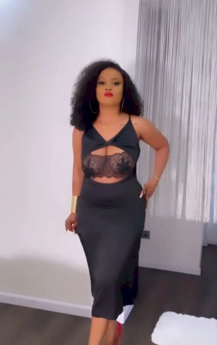 'She for kuku no wear cloth at all' - Maureen Esisi's outfit to wedding party sparks outrage (Video)