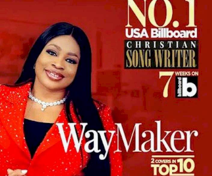 Sinach Becomes First African Gospel Singer To Top US Billboard Charts