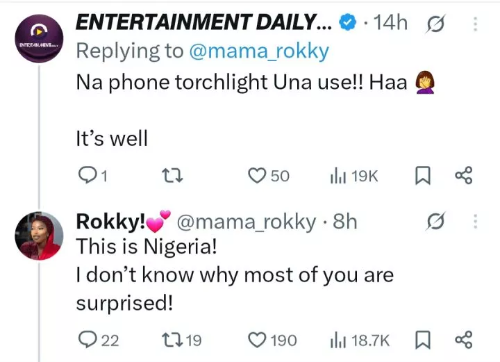This Is Nigeria - Nigerian Assistant Surgeon Writes as She Performs Surgery with Torch Light