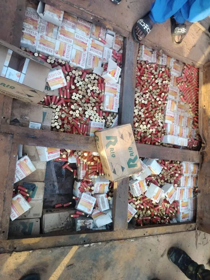 Troops Intercept Truck Loaded With Live Ammunition in Anambra, Arrest Notorious Gunrunner (Photos)