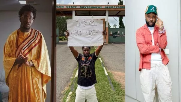 Singer, Nasboi Causes a Stir as He Launches 36-Day Nationwide Plea for Davido's Collaboration