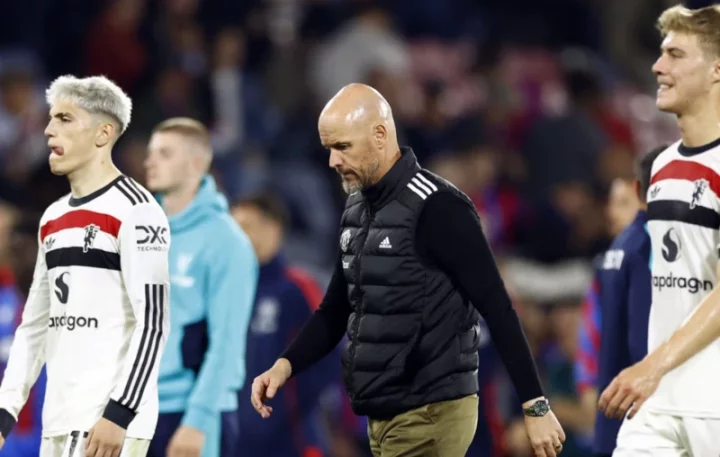 EPL: We ate them alive - Ten Hag rues Man Utd's 0-0 draw at Crystal Palace