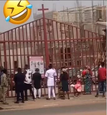 Church Locks Out Members for Coming Late to Service (Video)