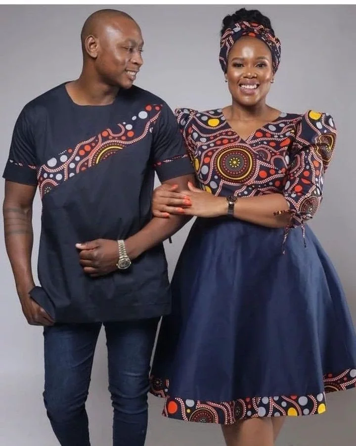 Beautiful Matching Outfits for African Couples.