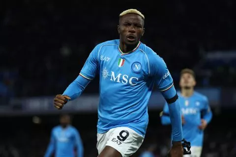 Victor Osimhen is expected to leave Napoli this summer -- Imago