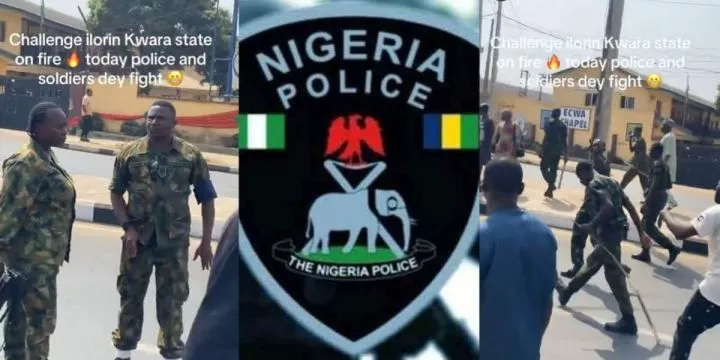 Residents flood Ilorin streets as police officers clash with soldiers