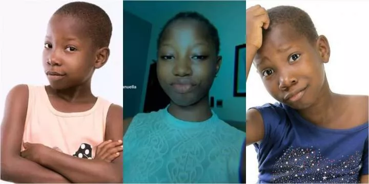 "This small girl don big finish" - Netizens gush over comedian Emmanuella in new video
