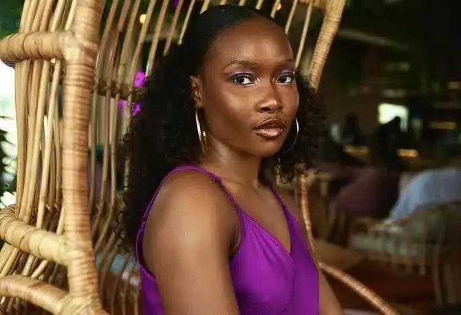 'OMG, I just saw Davido' - Ilebaye star-struck, expresses shyness as she meets Nigerian singer