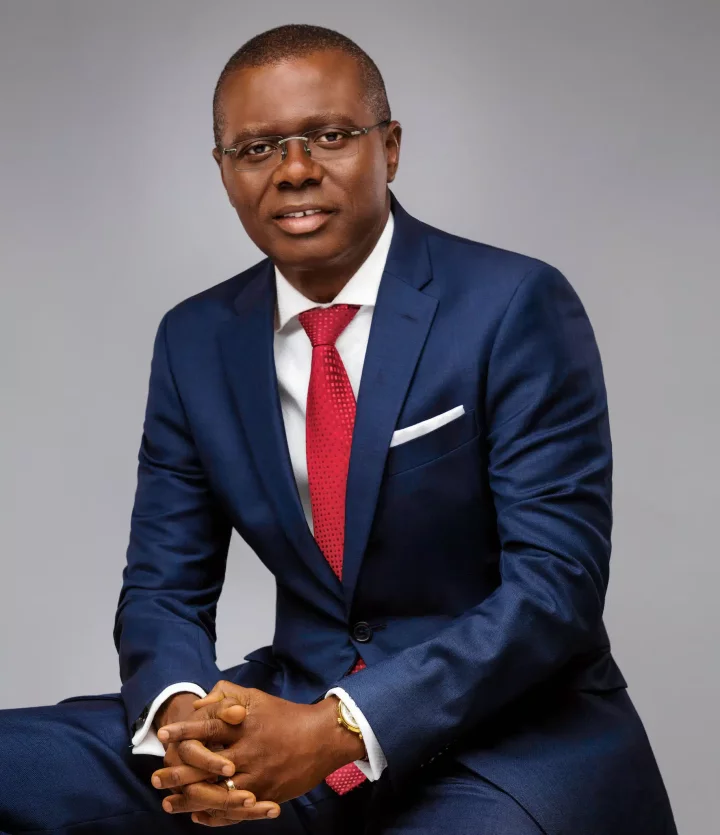 'So you won't greet me?' - Moment governor Sanwo Olu mets Mr Macaroni at Tony Elumelu's all-white party