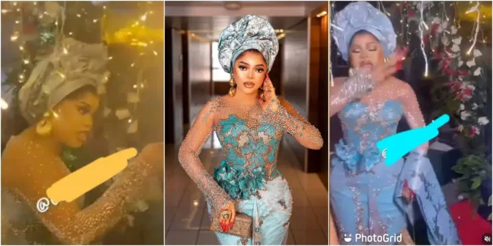 "I am very shameless" - Bobrisky fights dirty at Mercy Aigbe's movie premiere