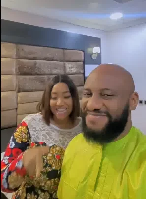 Yul Edochie gushes as Judy Austin heaps prayers on him