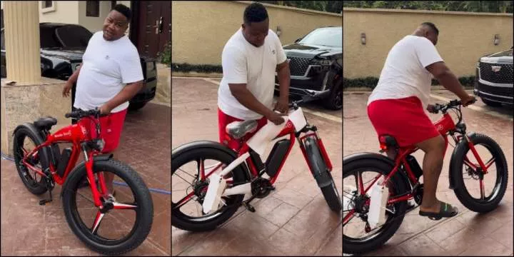 Cubana Chief Priest dumps Rolls-Royce for a bicycle to get fit