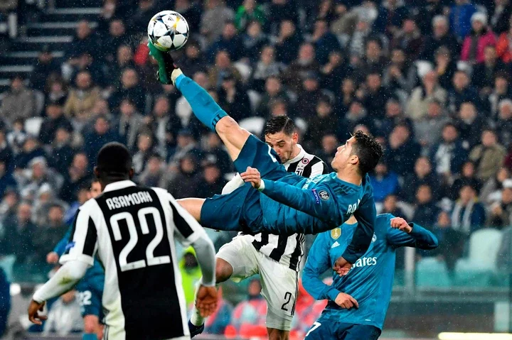 Ronaldo's overhead kick in the Champions League is forever etched in the history books