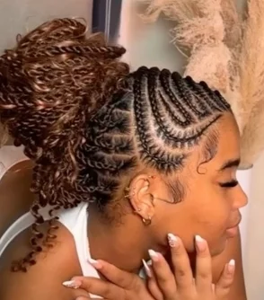 Fascinating Ghana braids hairstyles that stands out.