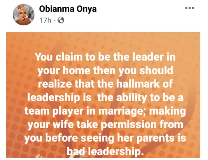 'If my daughters need to seek permission from their husbands to visit me, I'll personally come and take them away - Nigerian doctor