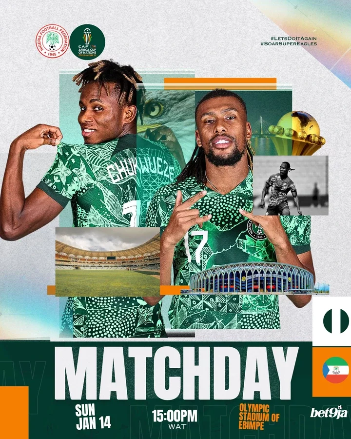 NGA vs EQG: Match Preview And Confirmed Kickoff Time For Today's 2023 AFCON Showdown