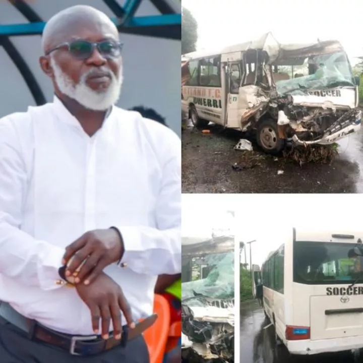 Former Heartland coach Christian Obi, 57, d!es in accident after team bus collided with tipper