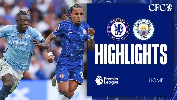 Chelsea 0 - 2 Manchester City (Aug-18-2024) Premier League Highlights