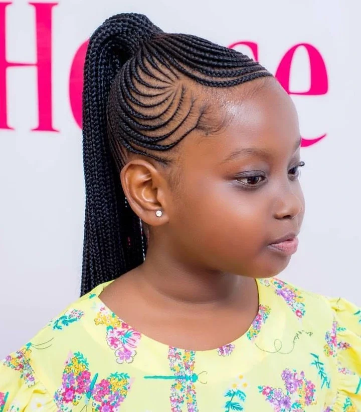 Beautiful Cornrow Hairstyles for Kids.