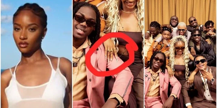 "She dey use am work for night" - Naughty remarks trail Ayra Star's unmade middle fingernail in viral photo