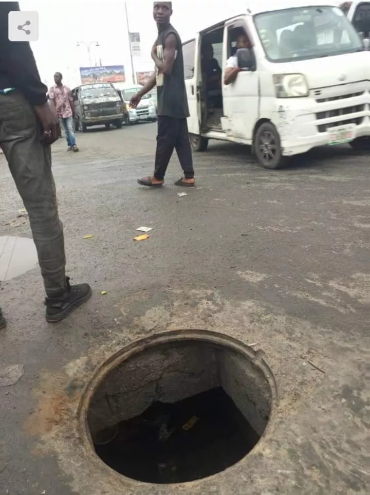 Day-old baby found in manhole in Port Harcourt (viewer