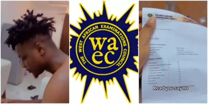 "Na Economics spoil that result" - Man shares his unusual WAEC result; result causes buzz