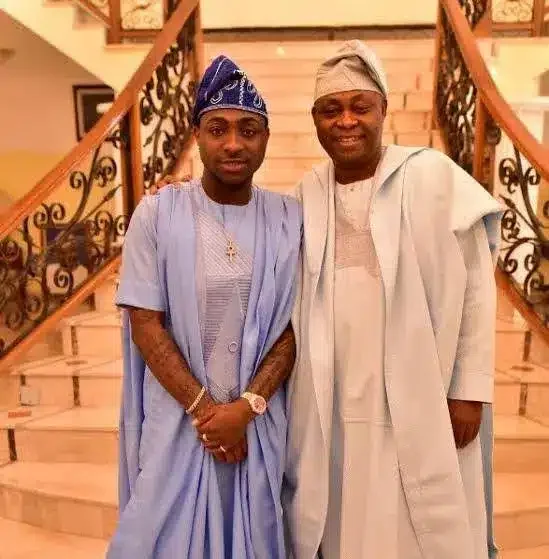 'Davido's father is the reason why he goes about scamming people' - Anonymous investigator reveals, shares alleged chat between Davido and Larry Gaga