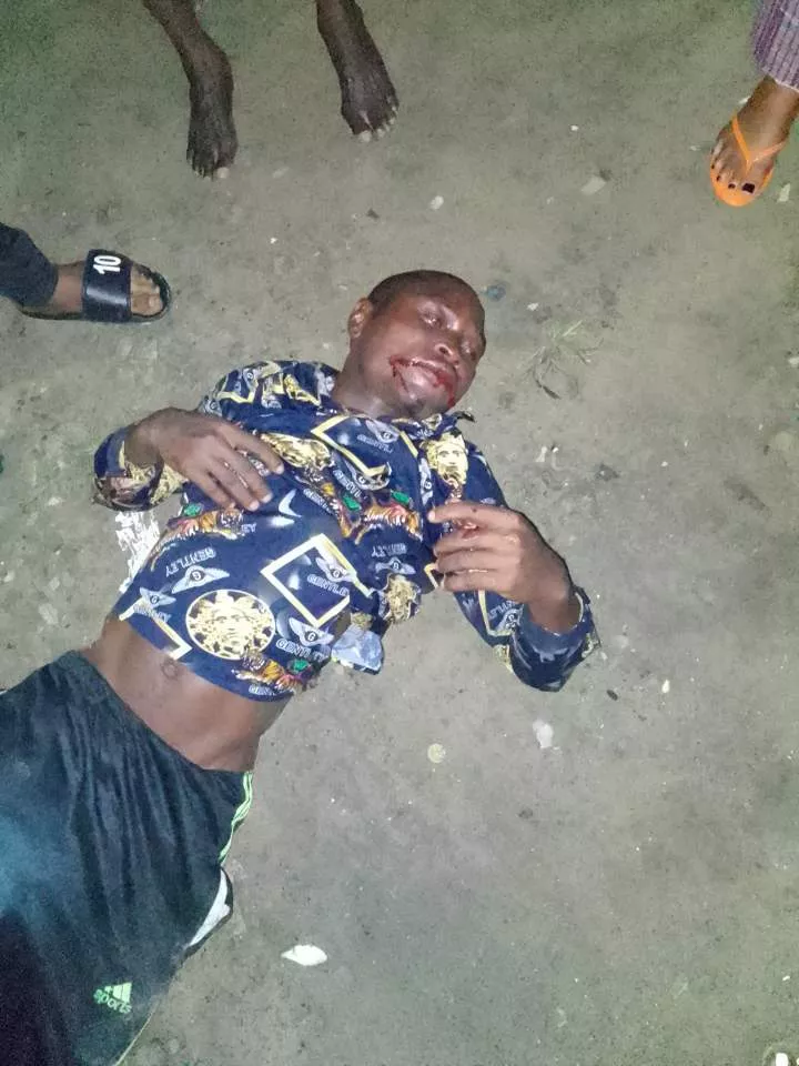 Suspected thief caught and beaten to pulp in Port Harcourt after returning to crime scene to allegedly steal again