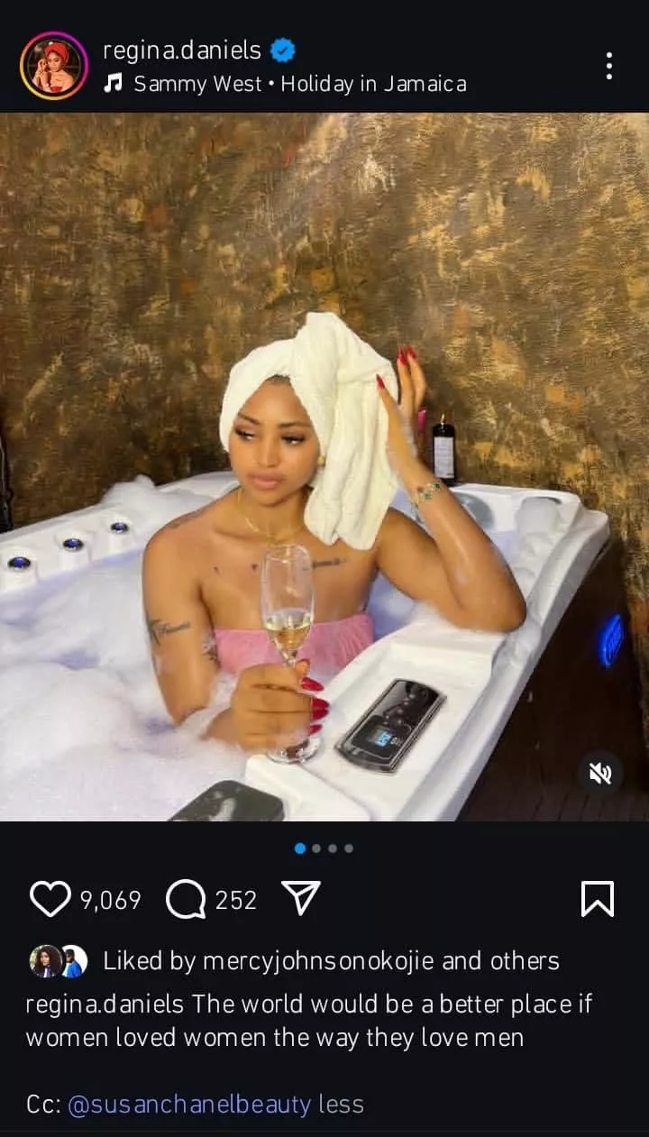 The World Would Be a Better Place If Women Loved Each Other The Way They Love Men - Regina Daniels