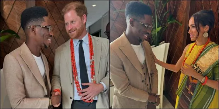 Moses Bliss honored to meet, sing for Prince Harry and Meghan Markle