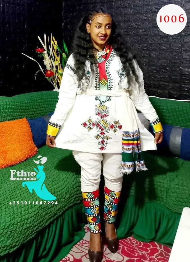 Modern Ethiopian Traditional Dress