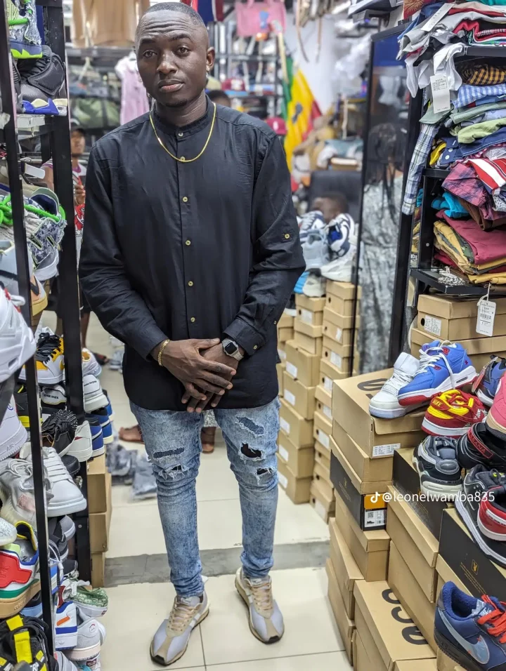 Hard-working man transitions from toothpaste salesman to torchlight vendor to shoe shop owner