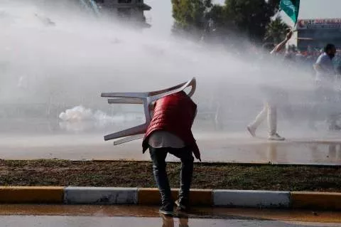 Israel-Hamas war: Pro-Palestinian protesters storm US military base in Turkey demanding its closure (Photos/Video)