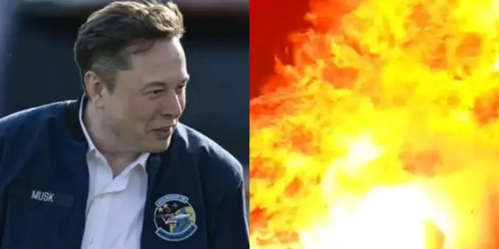 Elon Musk's Space X Starship explodes Elon Musk's Space X Starship explodes