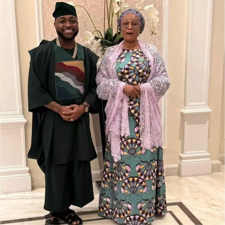 Singer, Davido Visits President Tinubu Alongside His Father Dr. Adeleke And Uncle Governor, Adeleke (Photos)